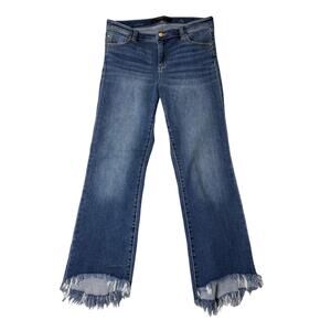 Liverpool Los Angeles Jeans Women's 10/30 Tall The Crop Flare Raw Hem